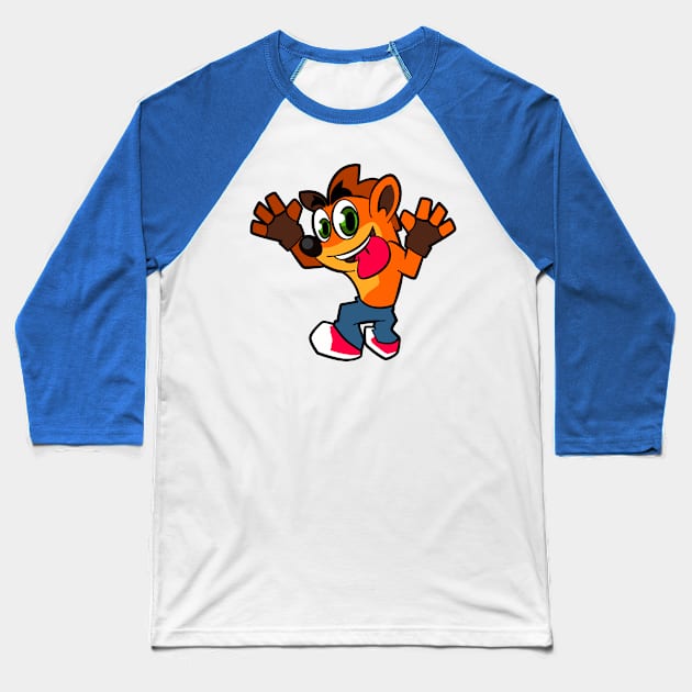 Crash Bandicoot Baseball T-Shirt by lolo_aburto